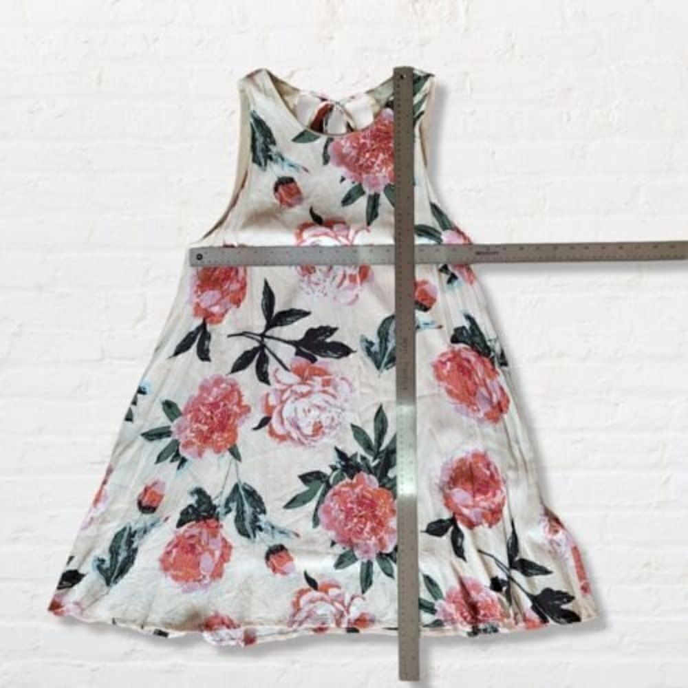 Dainty Hooligan Floral Summer Dress Sleeveless Low Back Flirty Flowy Sz Lg - Picture 10 of 12